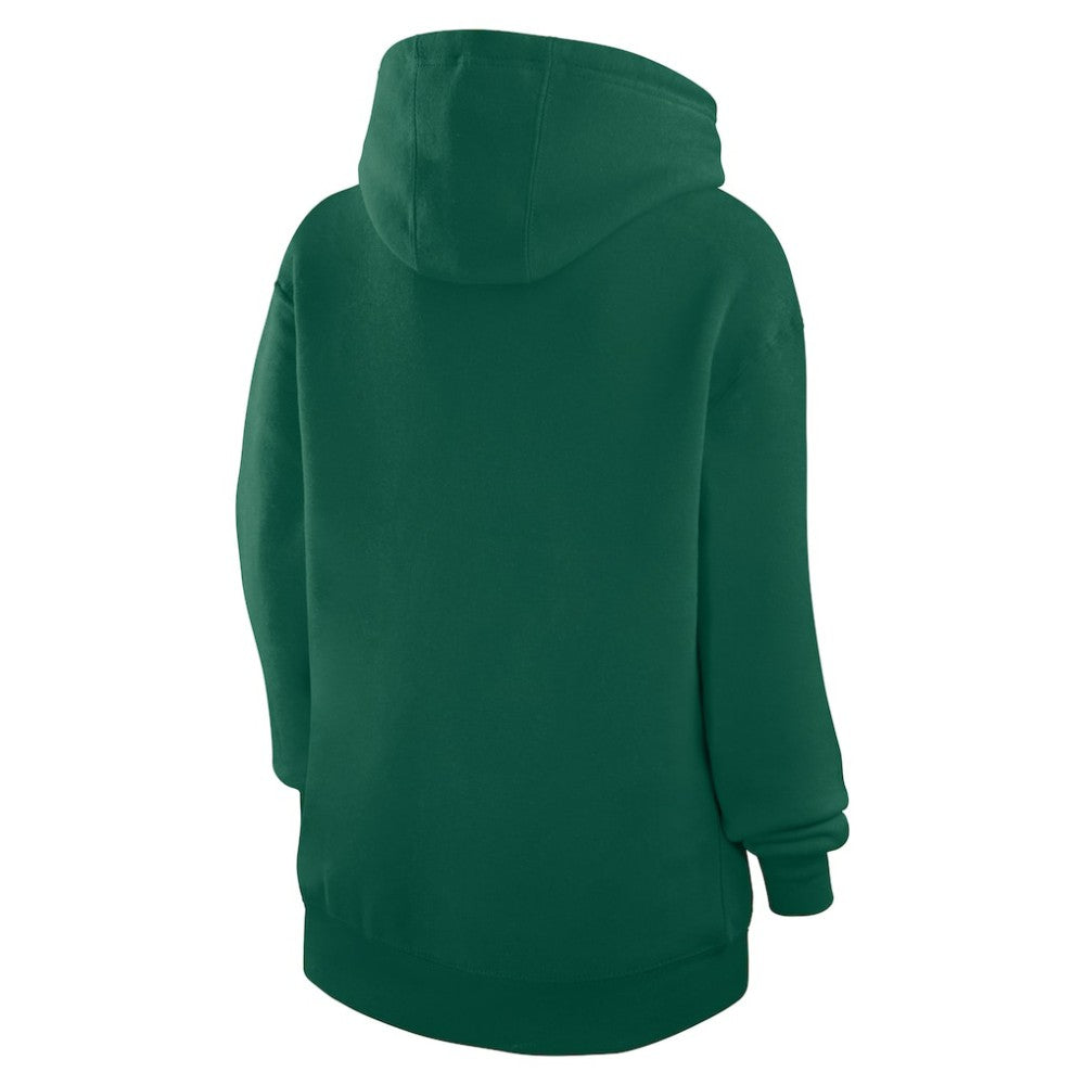MLB Athletics G-III 4Her by Carl Banks Women's Heart Fleece Pullover Hoodie