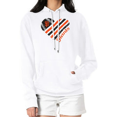 MLB San Francisco Giants G-III 4Her by Carl Banks Women's Heart Fleece Pullover Hoodie