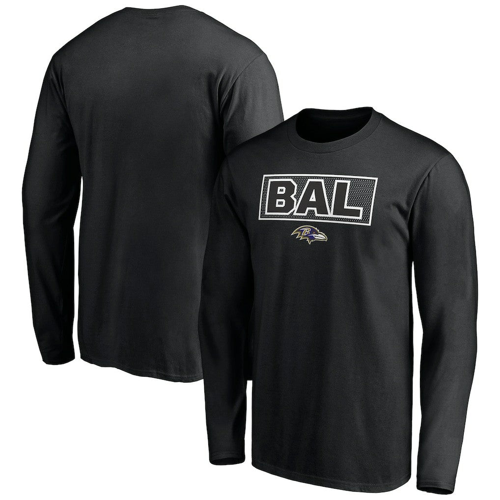 Squad Throwbacks Long Sleeve T-Shirt - Baltimore Ravens