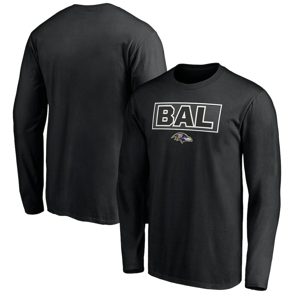 Squad Throwbacks Long Sleeve T-Shirt - Baltimore Ravens