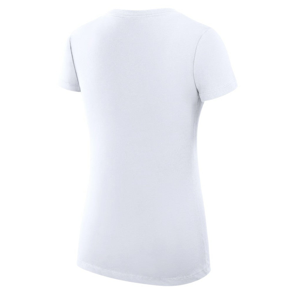 MLB Atlanta Braves G-III 4Her by Carl Banks Women's Super-Slim Fit Lightweight Heart V-Neck T-Shirt
