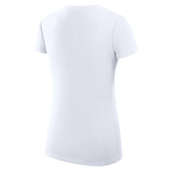 MLB Detroit Tigers G-III 4Her by Carl Banks Women's Super-Slim Fit Lightweight Heart V-Neck T-Shirt