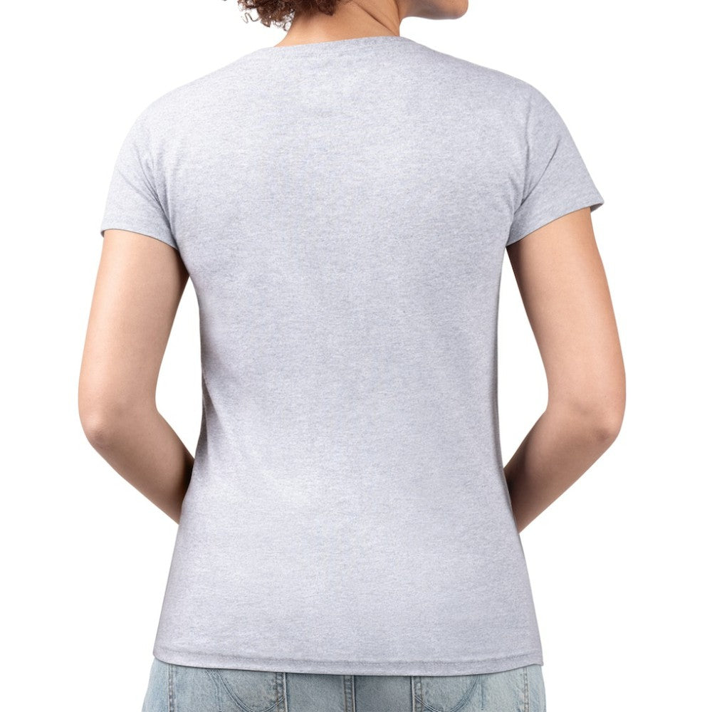 MLB Athletics G-III 4Her by Carl Banks Women's Super-Slim Fit Lightweight Heart V-Neck T-Shirt