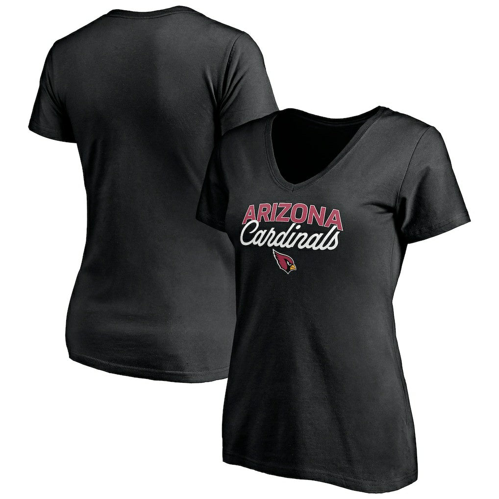 Women's Depth Chart V-Neck T-Shirt - Arizona Cardinals