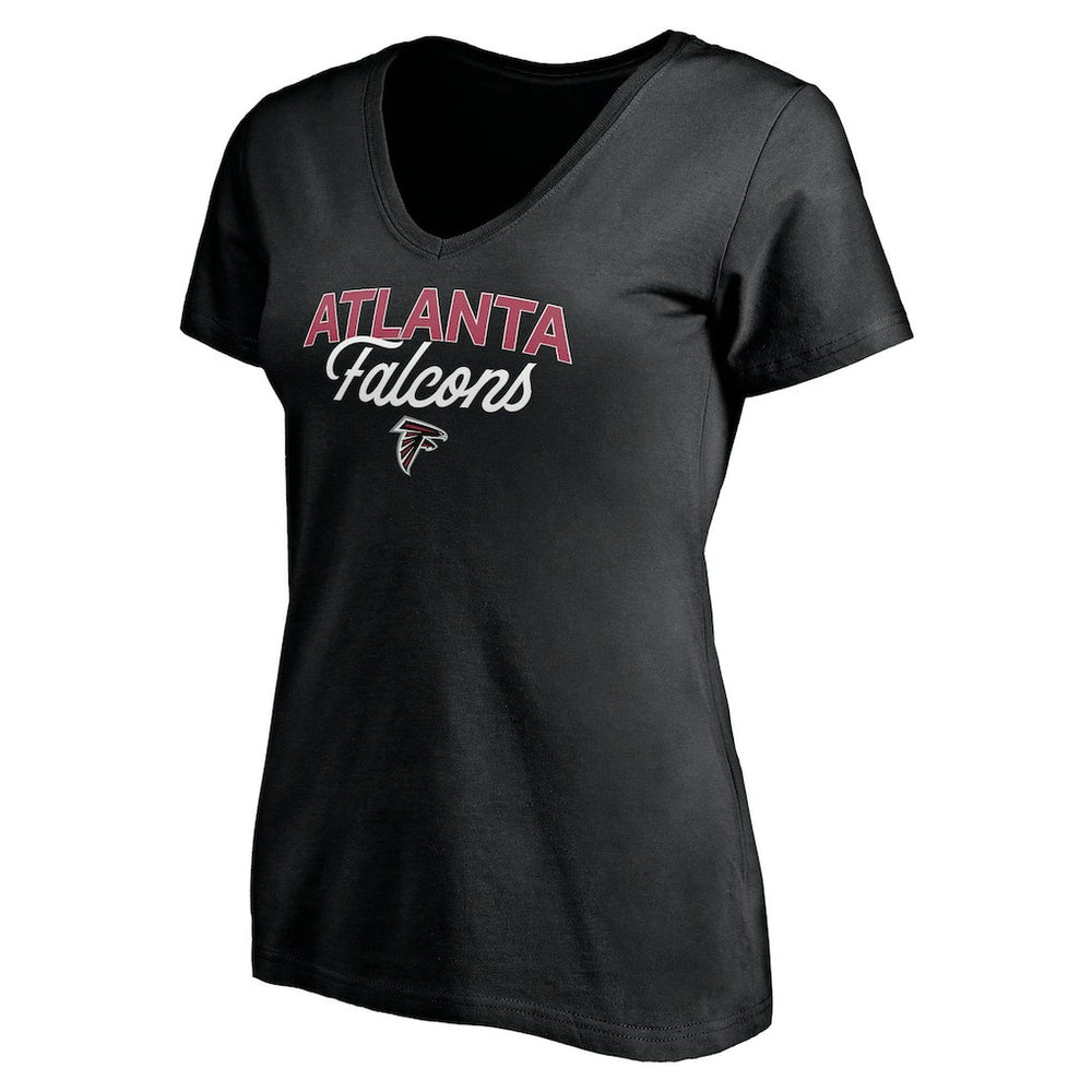 Women's Depth Chart V-Neck T-Shirt - Atlanta Falcons