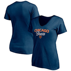 Women's Depth Chart V-Neck T-Shirt - Chicago Bears