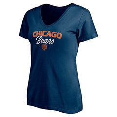Women's Depth Chart V-Neck T-Shirt - Chicago Bears