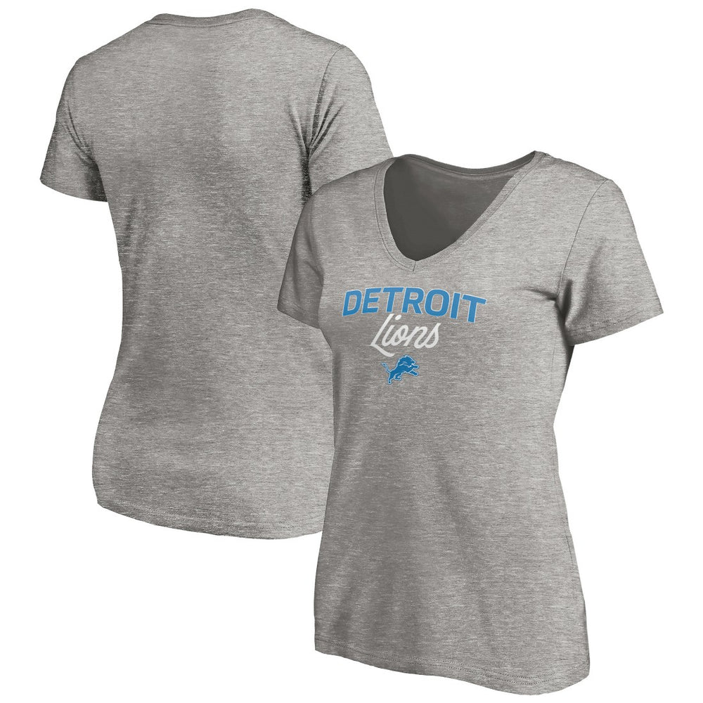 Women's Depth Chart V-Neck T-Shirt - Detroit Lions
