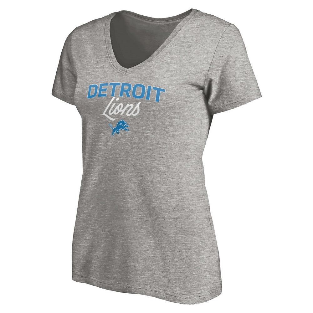 Women's Depth Chart V-Neck T-Shirt - Detroit Lions
