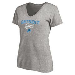 Women's Depth Chart V-Neck T-Shirt - Detroit Lions