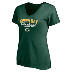 Women's Depth Chart V-Neck T-Shirt - Green Bay Packers
