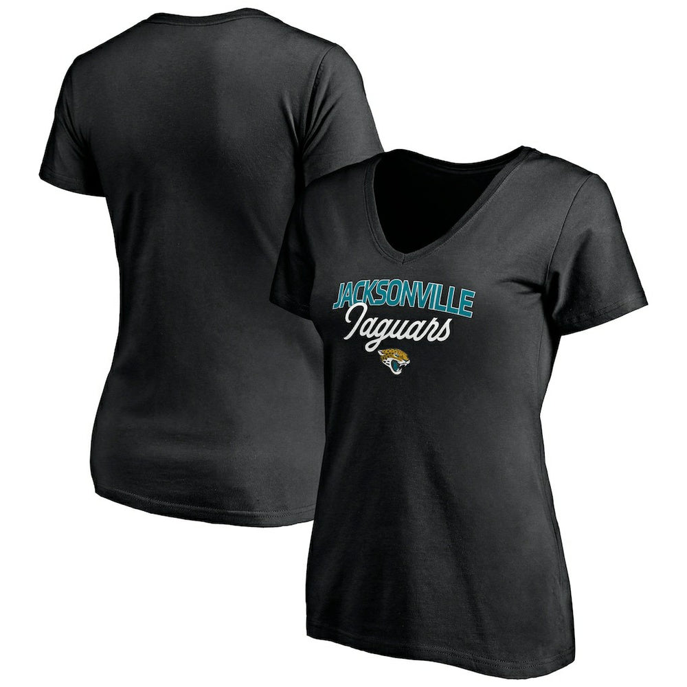 Women's Depth Chart V-Neck T-Shirt - Jacksonville Jaguars