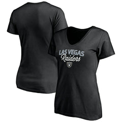 Women's Depth Chart V-Neck T-Shirt - Las Vegas Raiders