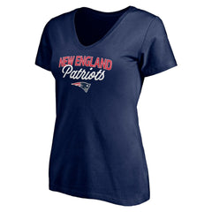 Women's Depth Chart V-Neck T-Shirt - New England Patriots