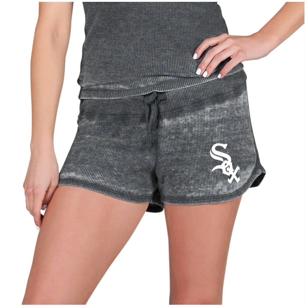 MLB Chicago White Sox Concepts Sport Women's Resurgence Waffle Knit Shorts