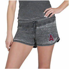 MLB Los Angeles Angels Concepts Sport Women's Resurgence Waffle Knit Shorts