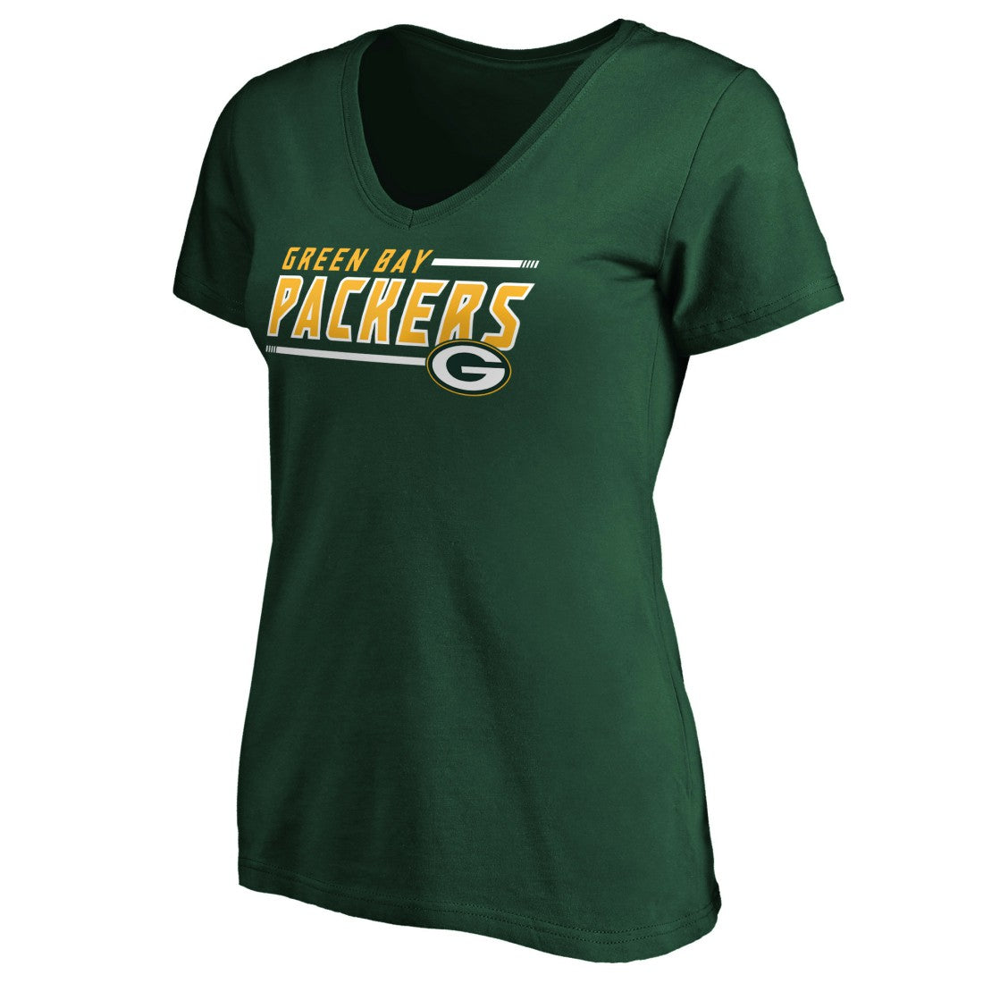 Women's Mascot In Bounds V-Neck T-Shirt - Green Bay Packers