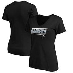 Women's Mascot In Bounds V-Neck T-Shirt - Las Vegas Raiders