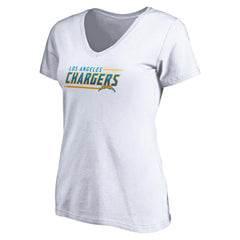 Women's Mascot In Bounds V-Neck T-Shirt - Los Angeles Chargers
