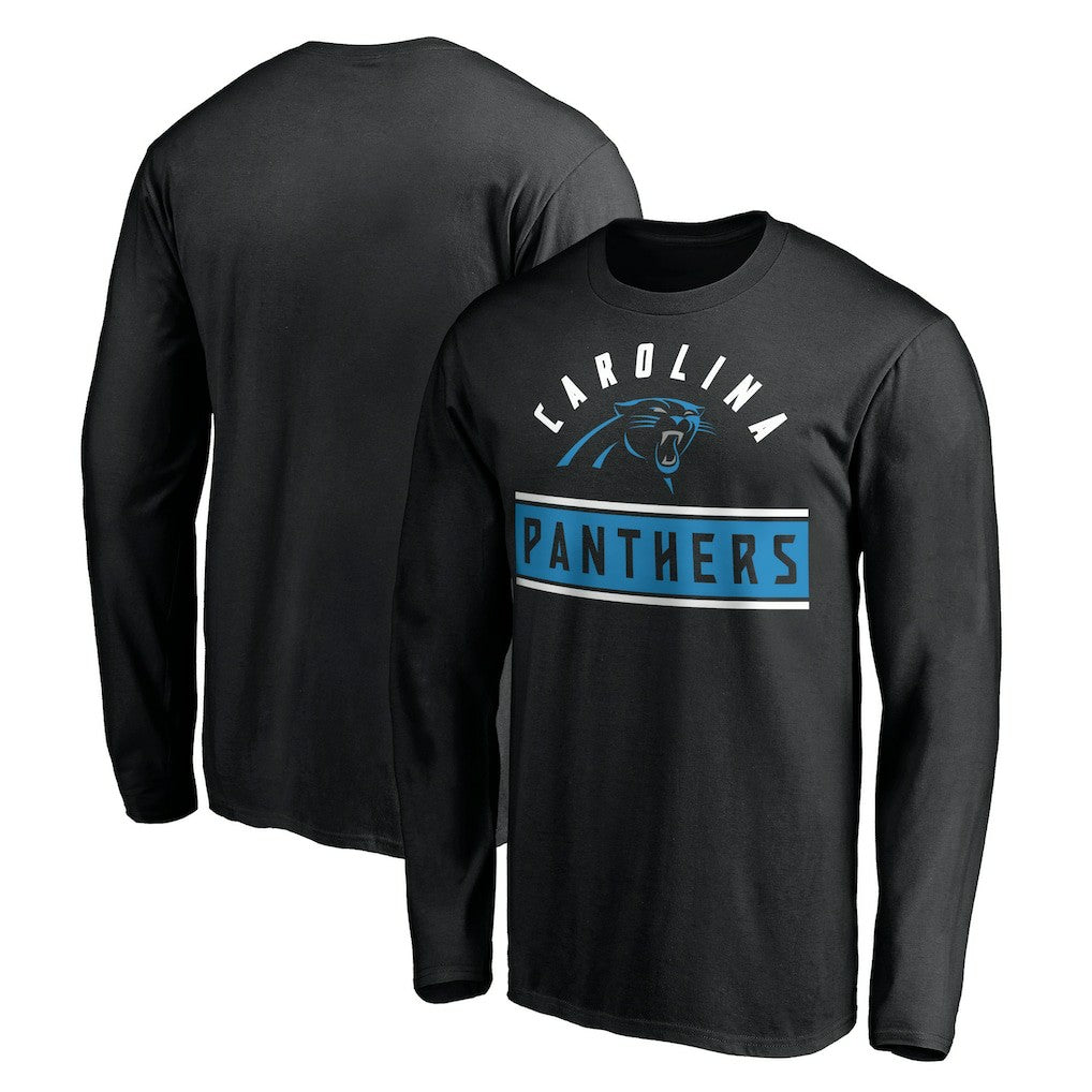 Team Arch Knockout Long Sleeve T-Shirt - Carolina Panthers