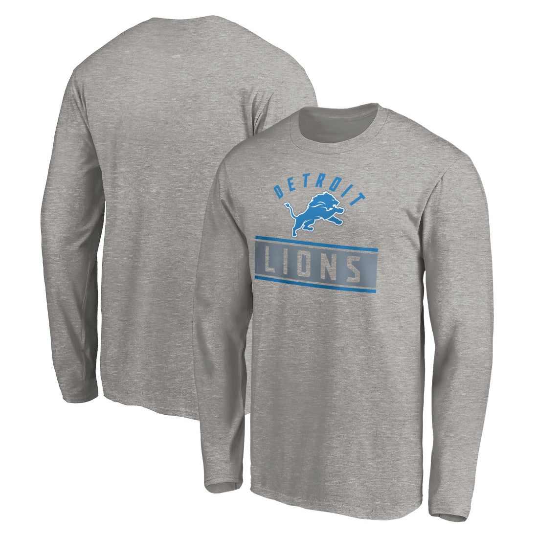 Team Arch Knockout Long Sleeve T-Shirt - Detroit Lions