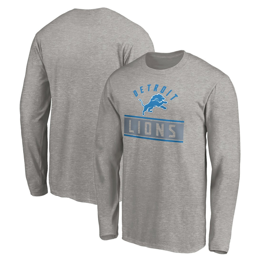 Team Arch Knockout Long Sleeve T-Shirt - Detroit Lions