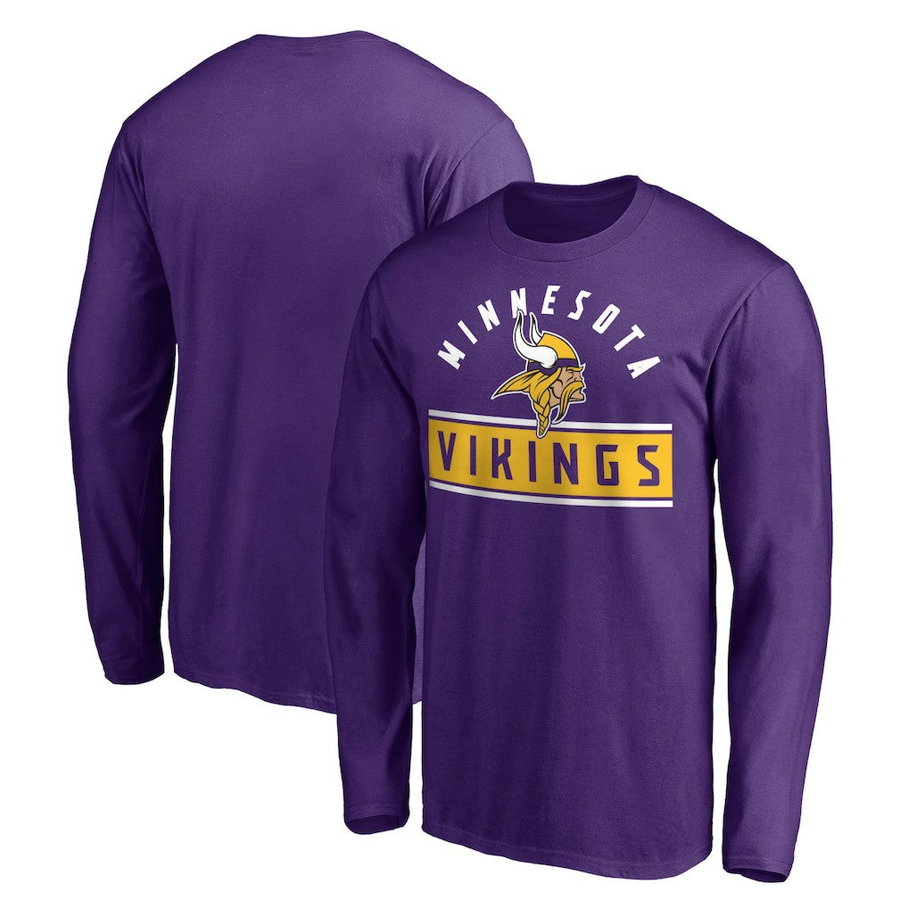 Team Arch Knockout Long Sleeve T-Shirt - Minnesota Vikings