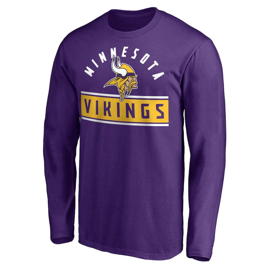 Team Arch Knockout Long Sleeve T-Shirt - Minnesota Vikings