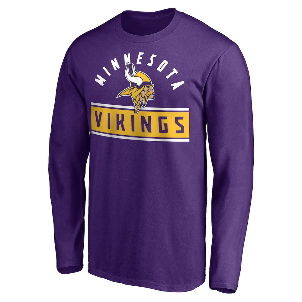 Team Arch Knockout Long Sleeve T-Shirt - Minnesota Vikings