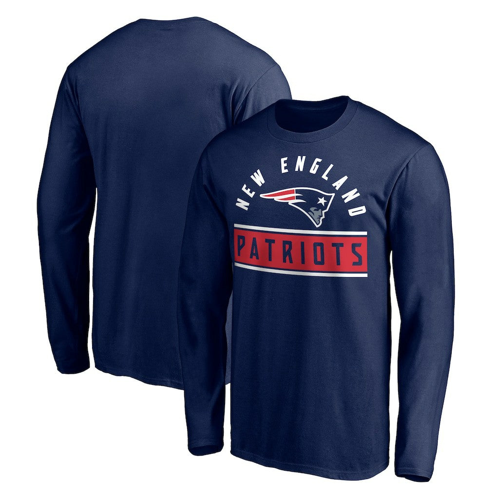 Team Arch Knockout Long Sleeve T-Shirt - New England Patriots