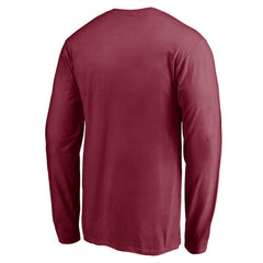 NHL Burgundy Colorado Avalanche Team Arch Knockout Long Sleeve T-Shirt