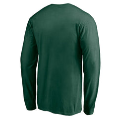 NHL Green Minnesota Wild Team Arch Knockout Long Sleeve T-Shirt