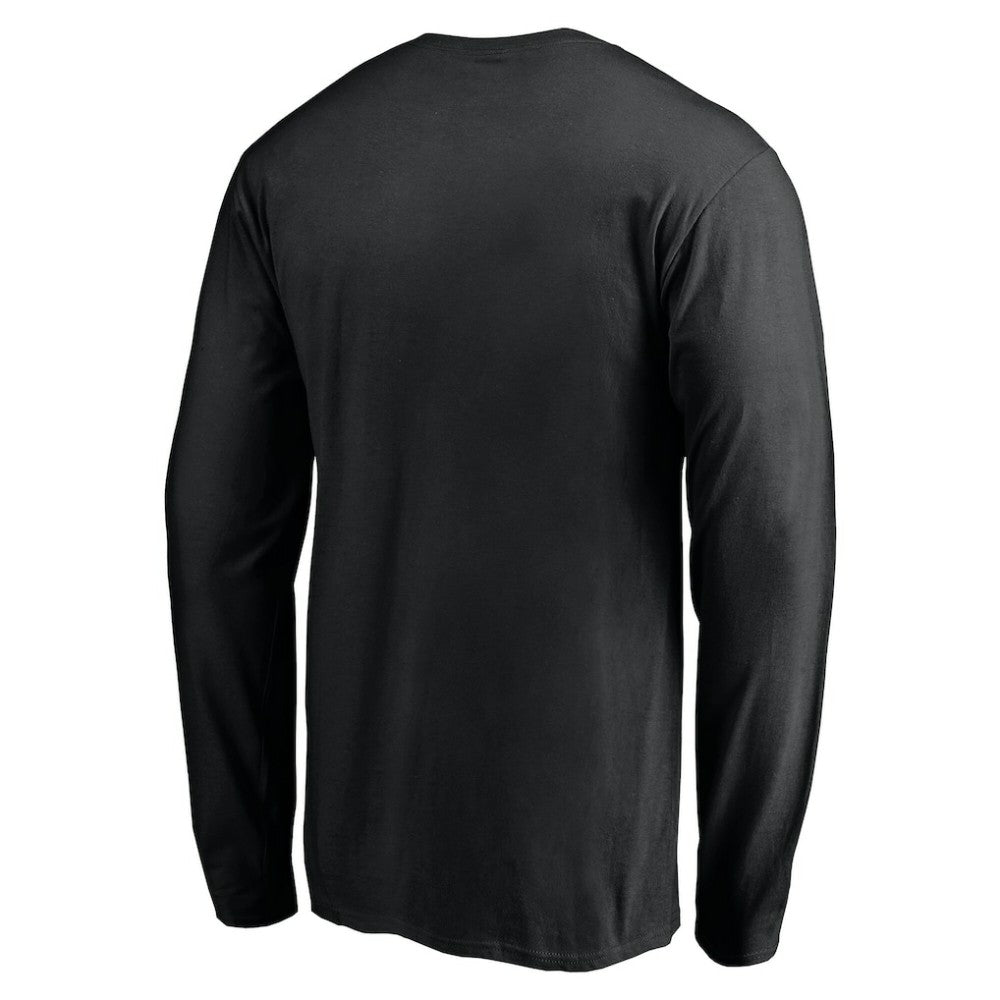 NHL Black Pittsburgh Penguins Team Arch Knockout Long Sleeve T-Shirt