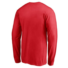 NHL Red Washington Capitals Team Arch Knockout Long Sleeve T-Shirt