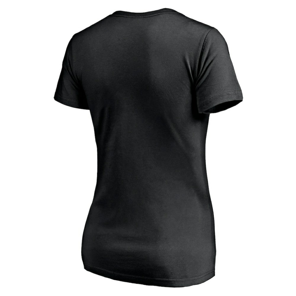 NHL Black San Jose Sharks Women's Mascot In Bounds V-Neck T-Shirt