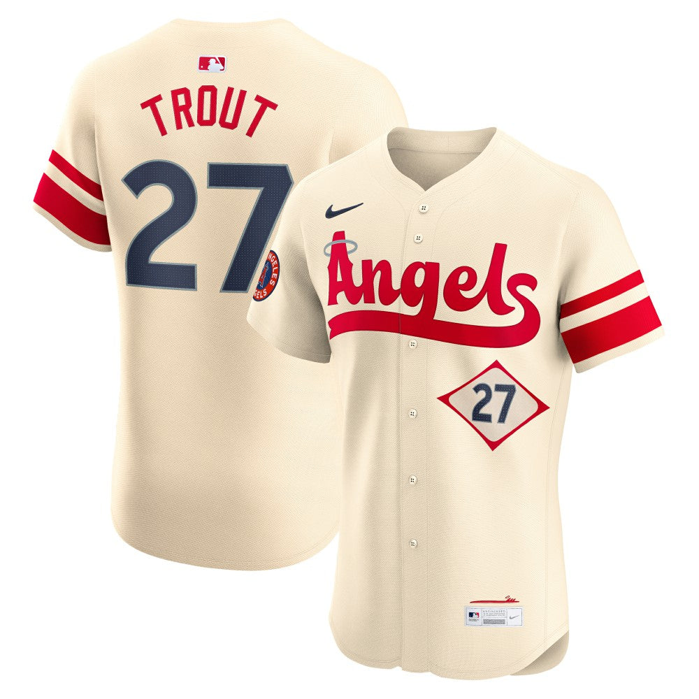 MLB Mike Trout Los Angeles Angels Nike City Connect Elite Player Jersey