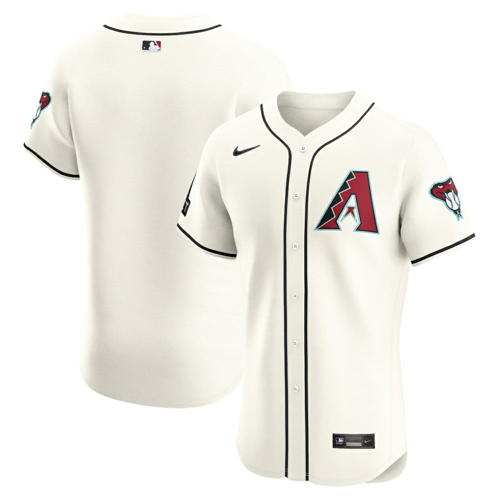 MLB Arizona Diamondbacks Nike Home Elite Patch Jersey