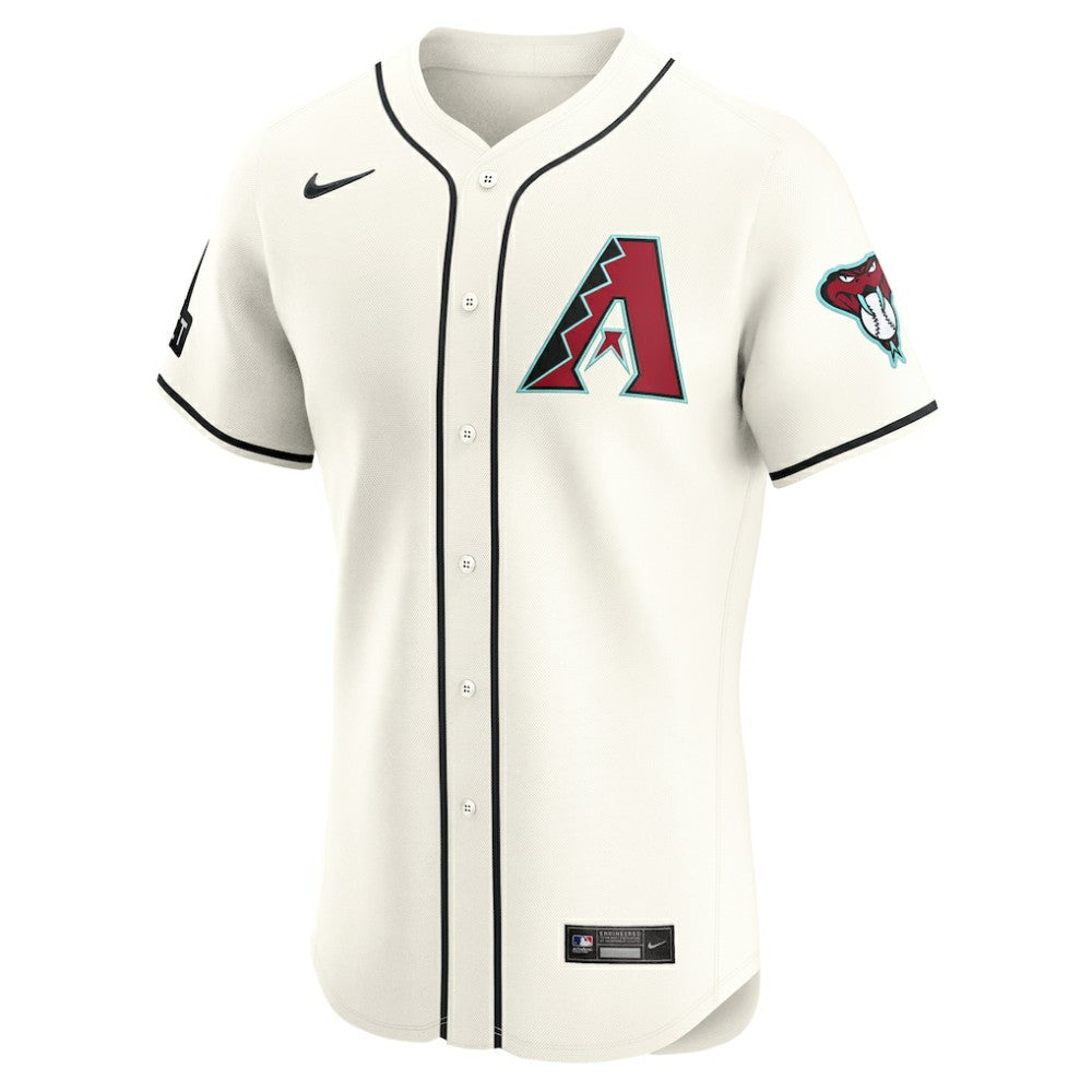 MLB Arizona Diamondbacks Nike Home Elite Patch Jersey