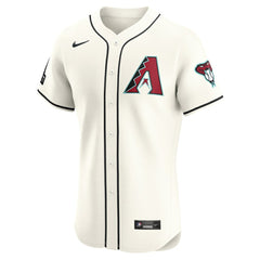MLB Arizona Diamondbacks Nike Home Elite Patch Jersey