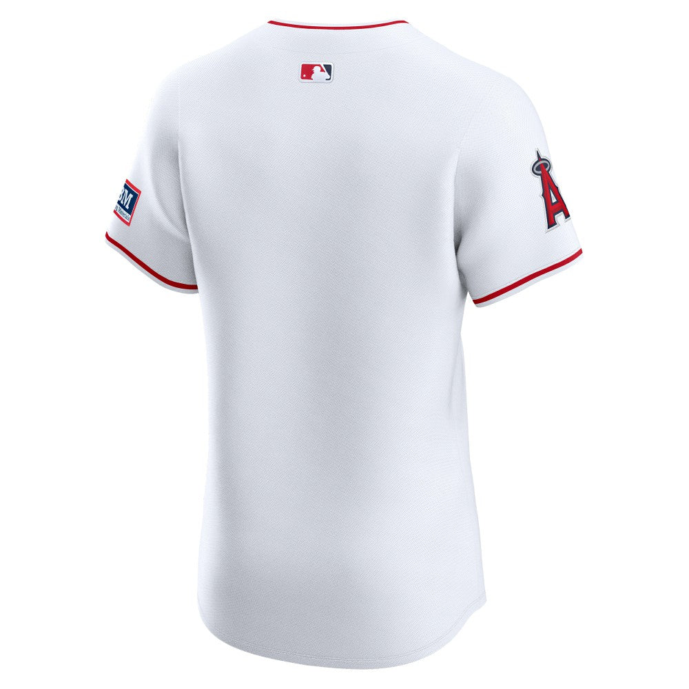 MLB Los Angeles Angels Nike Home Elite Patch Jersey
