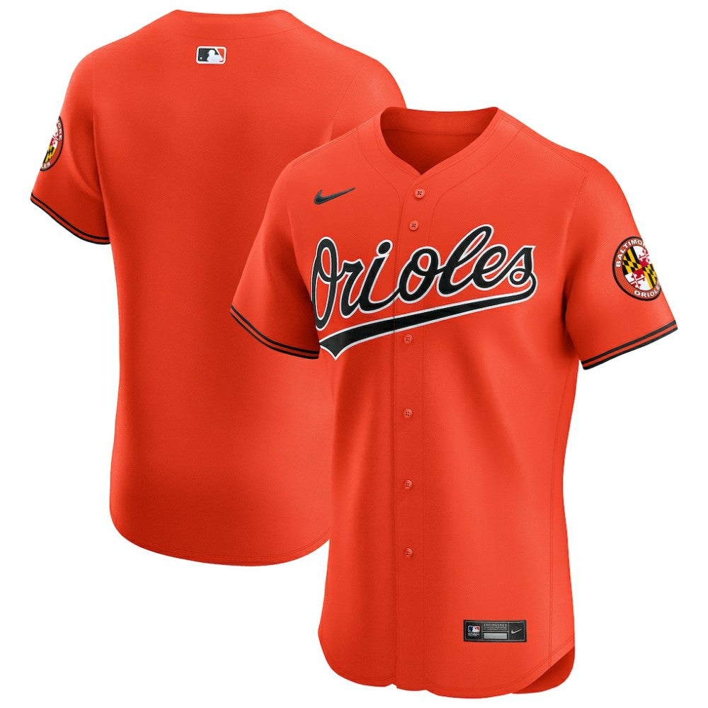 MLB Baltimore Orioles Nike Alternate Vapor Premier Elite Patch Jersey