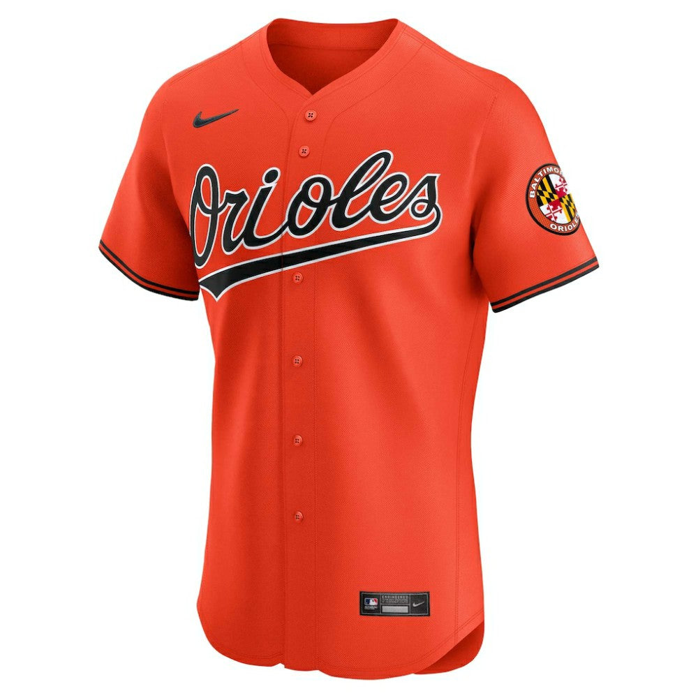 MLB Baltimore Orioles Nike Alternate Vapor Premier Elite Patch Jersey