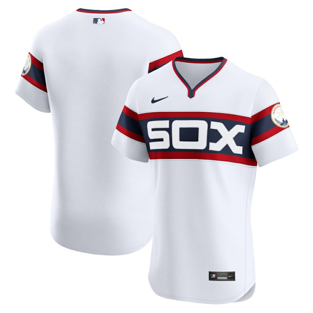 MLB Chicago White Sox Nike Alternate Vapor Premier Elite Patch Jersey