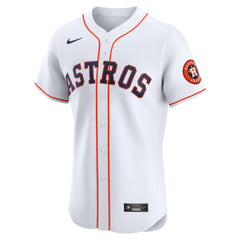 MLB Houston Astros Nike Home Vapor Premier Elite Patch Jersey