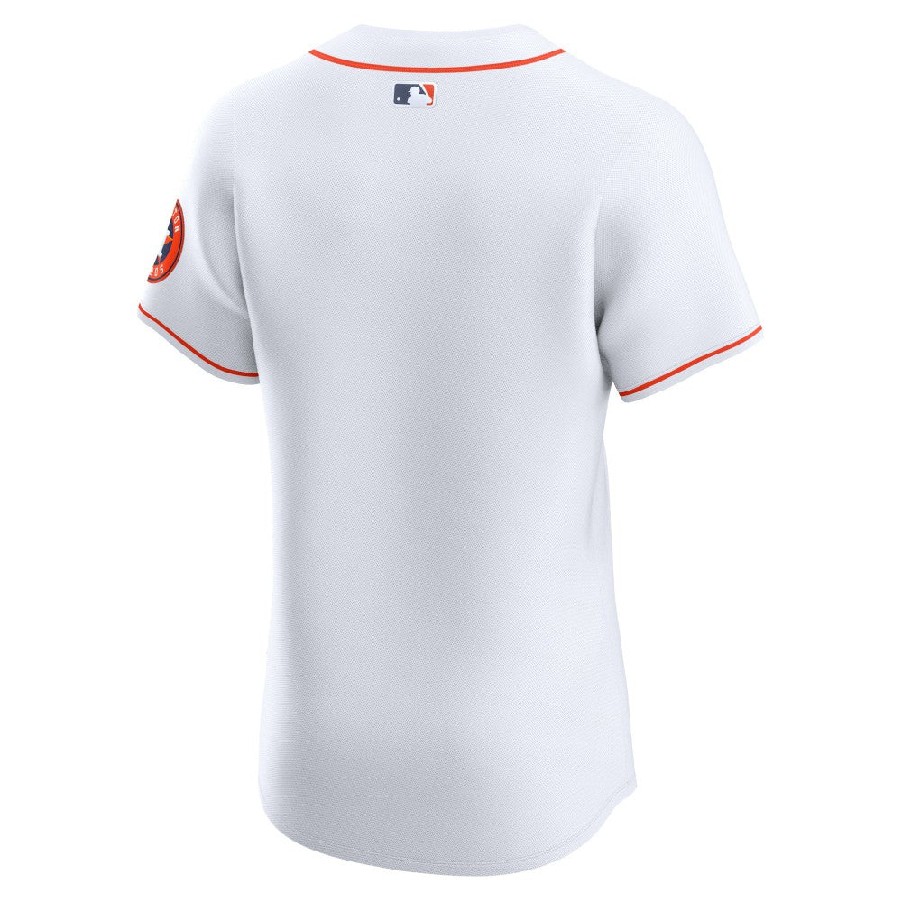 MLB Houston Astros Nike Home Vapor Premier Elite Patch Jersey