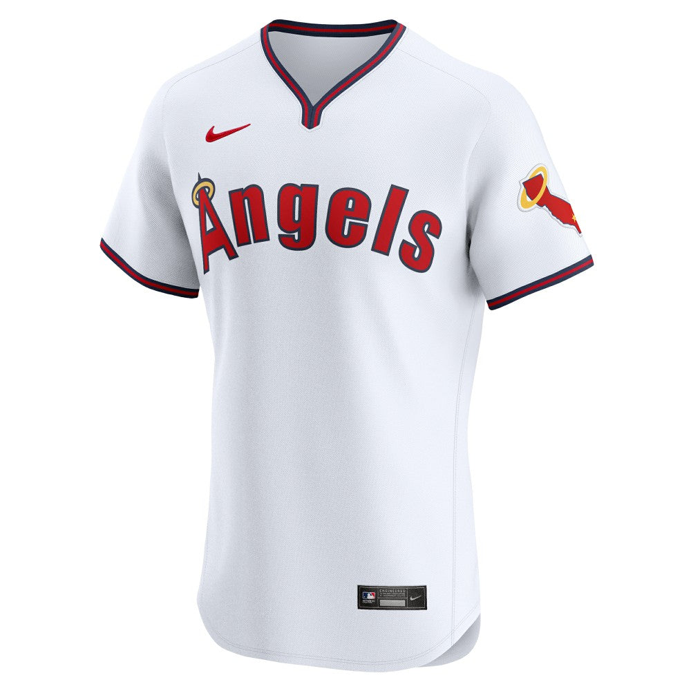 MLB Los Angeles Angels Nike Alternate Vapor Premier Elite Patch Jersey