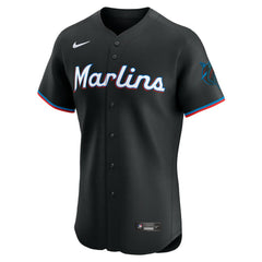 MLB Miami Marlins Nike Alternate Vapor Premier Elite Patch Jersey