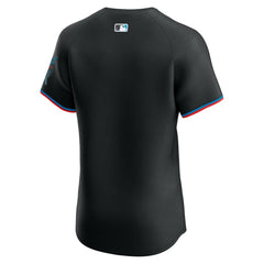 MLB Miami Marlins Nike Alternate Vapor Premier Elite Patch Jersey