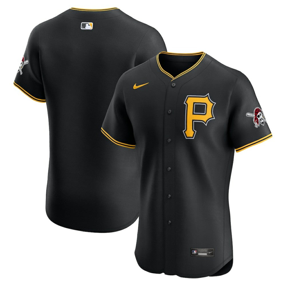 MLB Pittsburgh Pirates Nike Alternate Vapor Premier Elite Patch Jersey