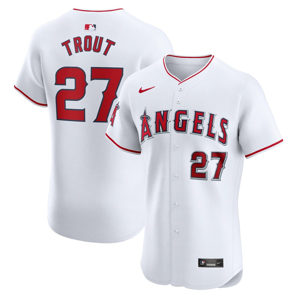 MLB Mike Trout Los Angeles Angels Nike Home Elite Player Jersey